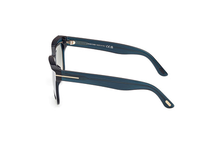 Shiny Blue Female Sunglasses Tom Ford 889214479976