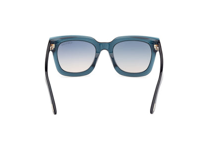 Shiny Blue Female Sunglasses Tom Ford 889214479976