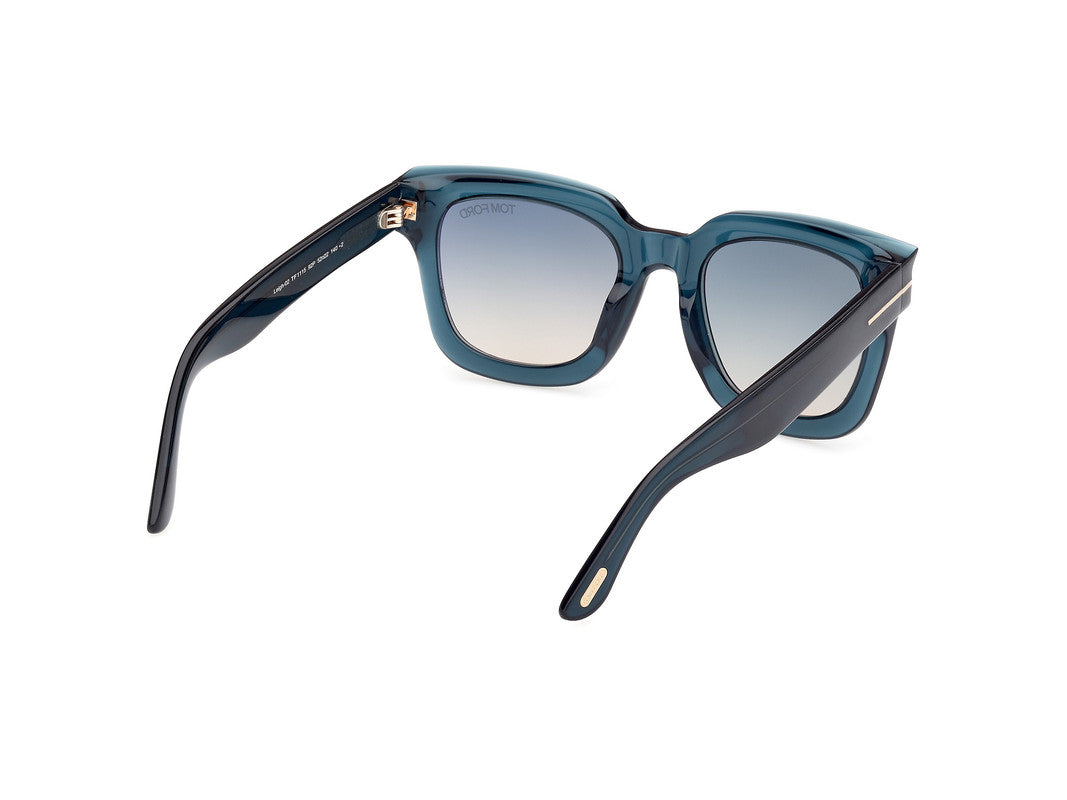 Shiny Blue Female Sunglasses Tom Ford 889214479976