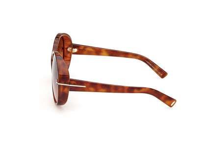 Blonde Havana Female Sunglasses Tom Ford 889214477798
