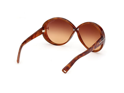 Blonde Havana Female Sunglasses Tom Ford 889214477798