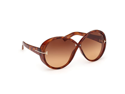 Blonde Havana Female Sunglasses Tom Ford 889214477798