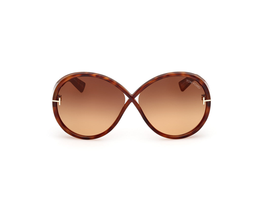 Blonde Havana Female Sunglasses Tom Ford 889214477798