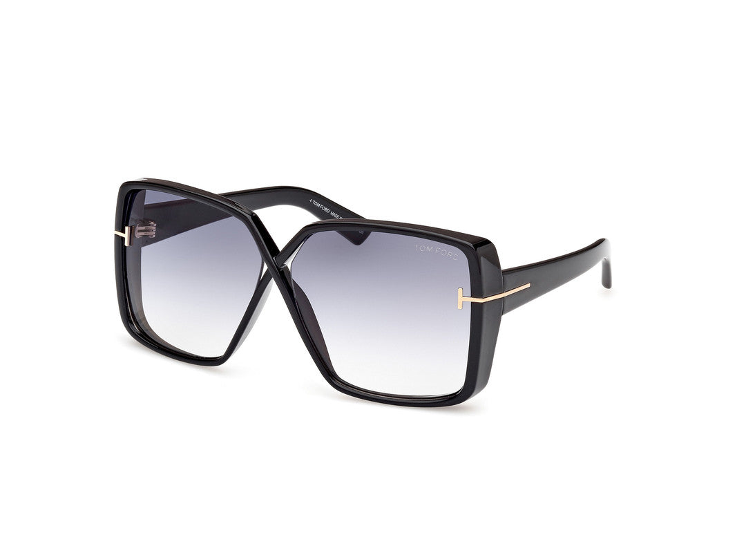 Shiny Black Female Sunglasses Tom Ford 889214477804