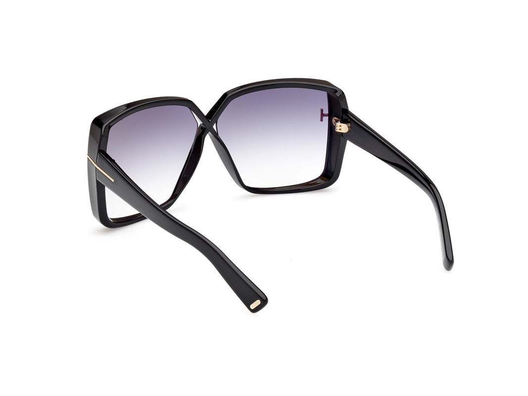Shiny Black Female Sunglasses Tom Ford 889214477804