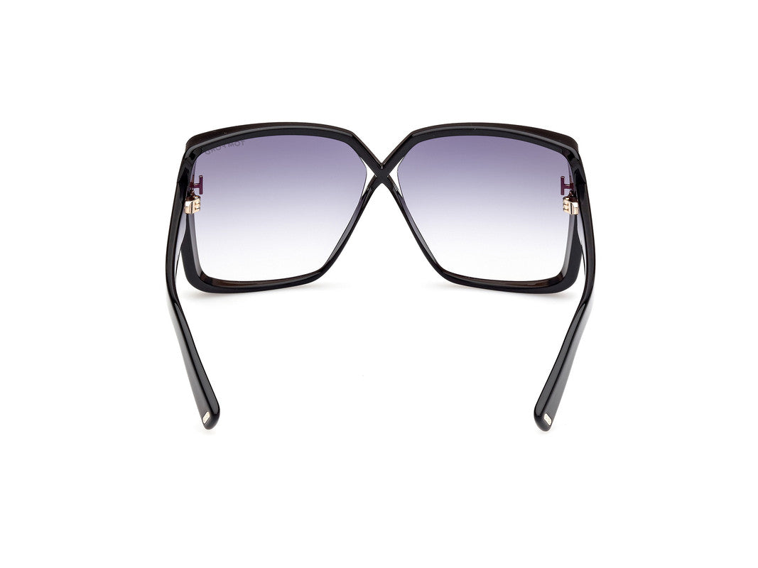 Shiny Black Female Sunglasses Tom Ford 889214477804