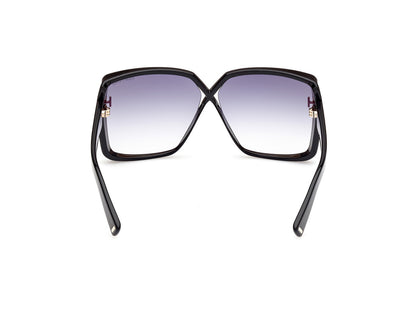 Shiny Black Female Sunglasses Tom Ford 889214477804