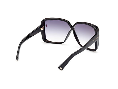 Shiny Black Female Sunglasses Tom Ford 889214477804
