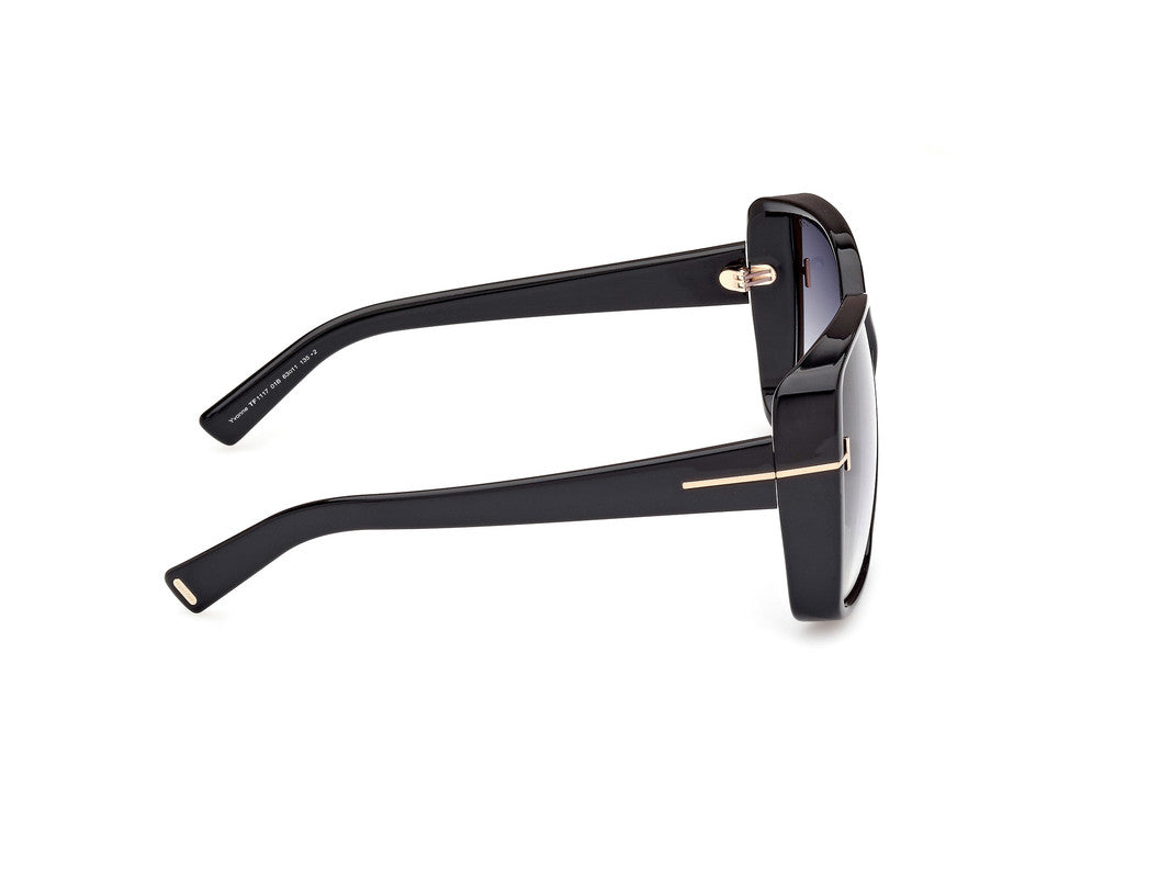 Shiny Black Female Sunglasses Tom Ford 889214477804