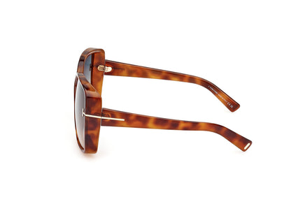Blonde Havana Female Sunglasses Tom Ford 889214477811