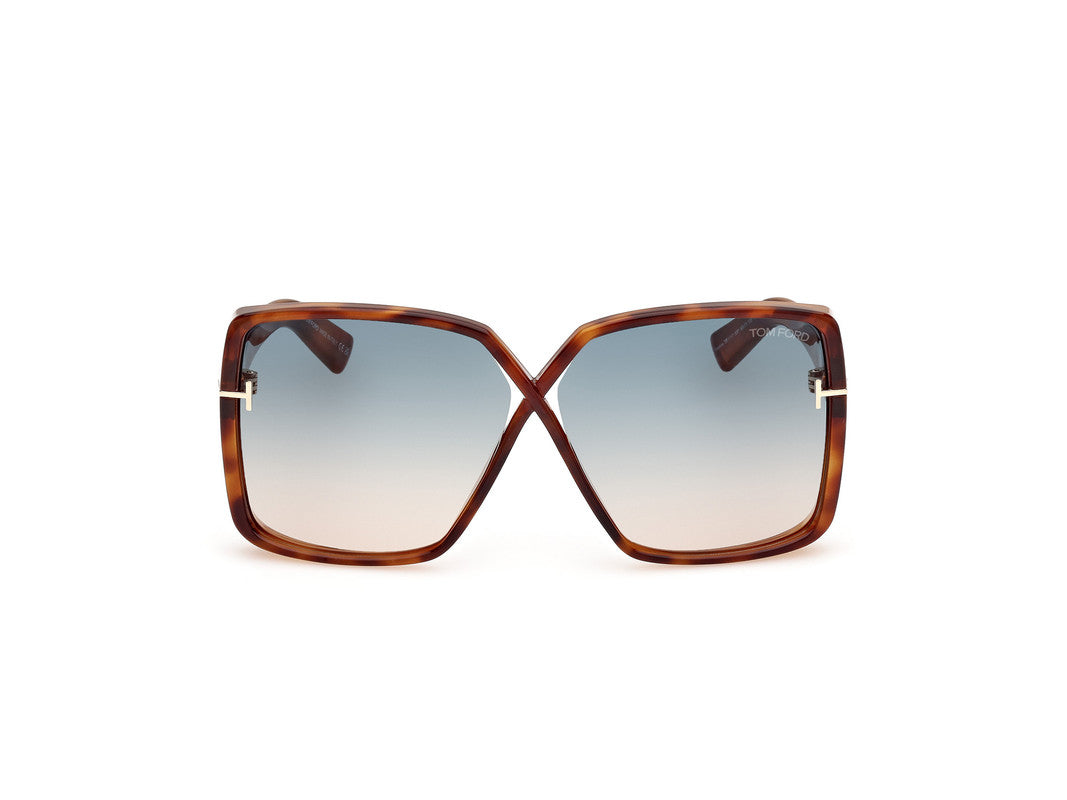 Blonde Havana Female Sunglasses Tom Ford 889214477811