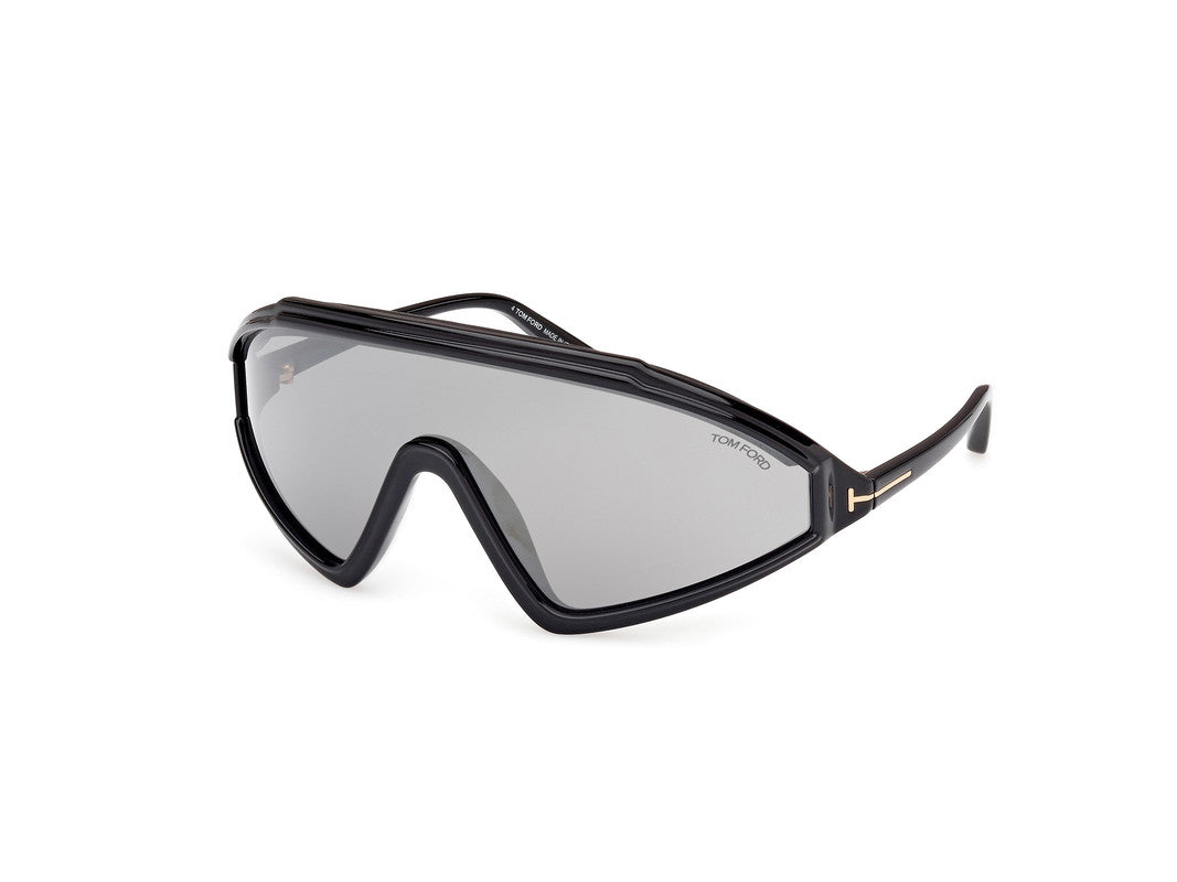 Shiny Black Male Sunglasses Tom Ford 889214476555