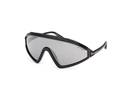 Shiny Black Male Sunglasses Tom Ford 889214476555