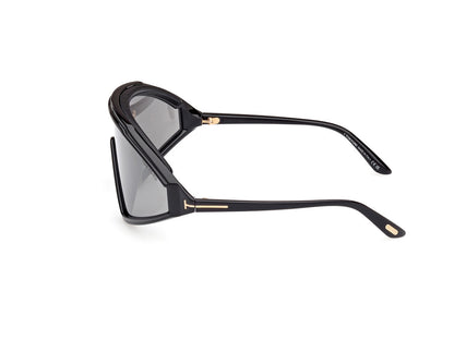 Shiny Black Male Sunglasses Tom Ford 889214476555