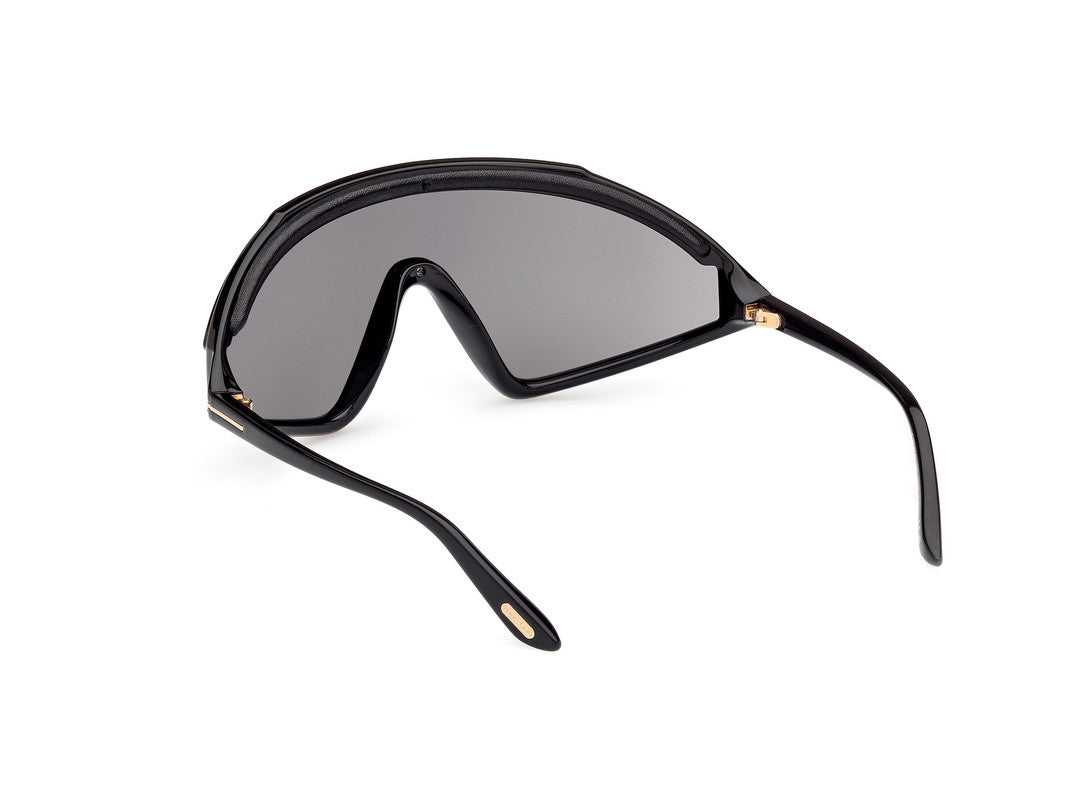 Shiny Black Male Sunglasses Tom Ford 889214476555