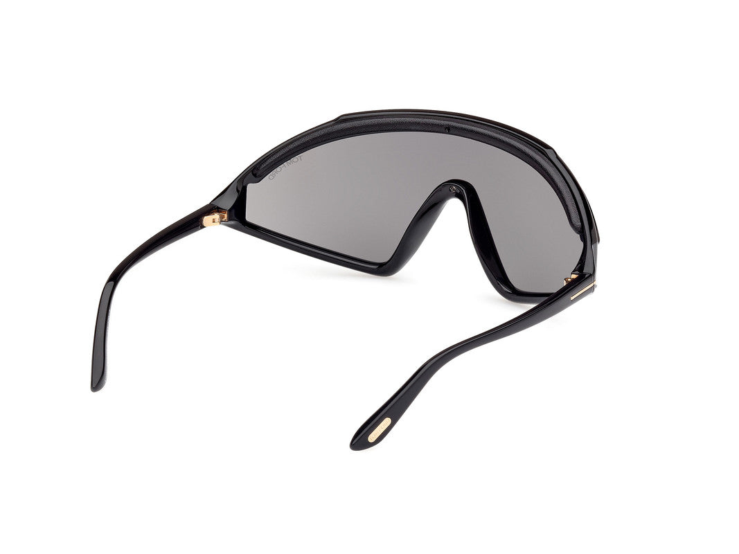 Shiny Black Male Sunglasses Tom Ford 889214476555