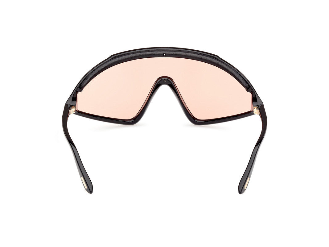 Shiny Black Male Sunglasses Tom Ford 889214476562