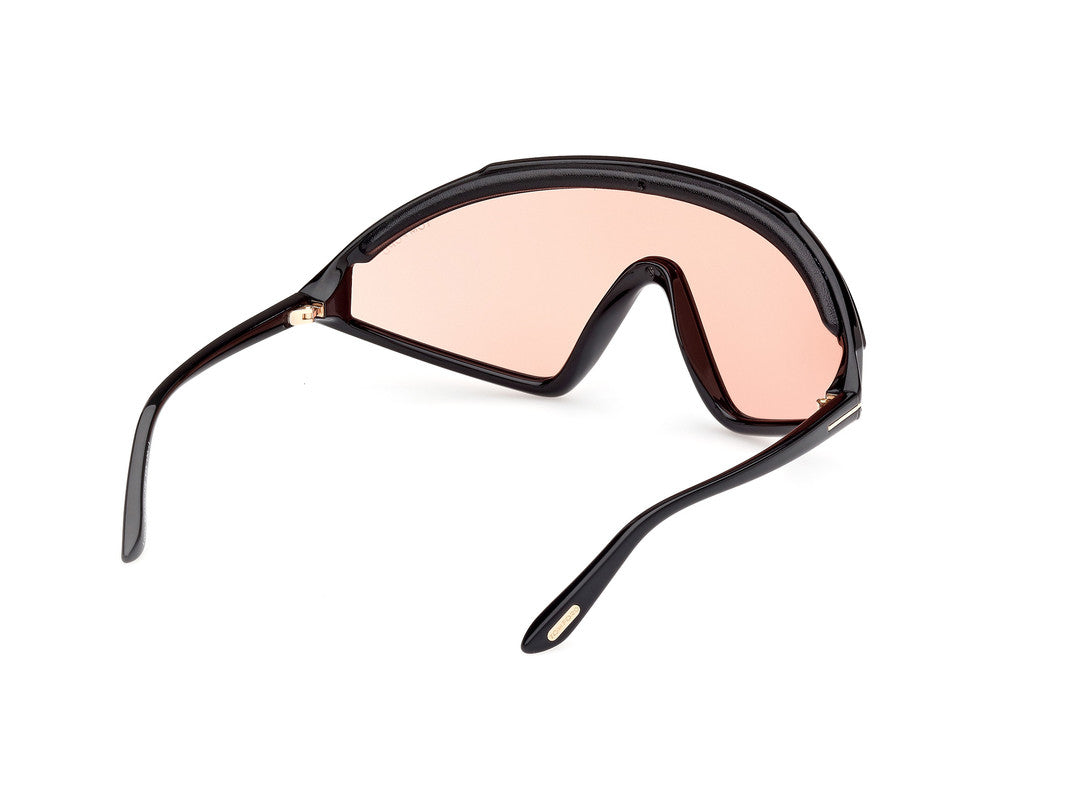 Shiny Black Male Sunglasses Tom Ford 889214476562