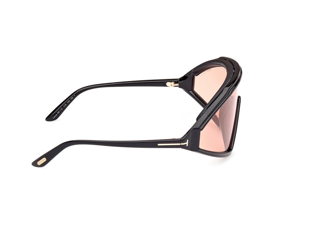 Shiny Black Male Sunglasses Tom Ford 889214476562