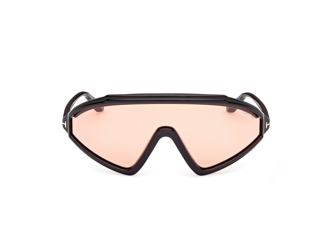 Shiny Black Male Sunglasses Tom Ford 889214476562