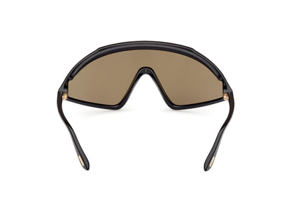 Shiny Black Male Sunglasses Tom Ford 889214476579
