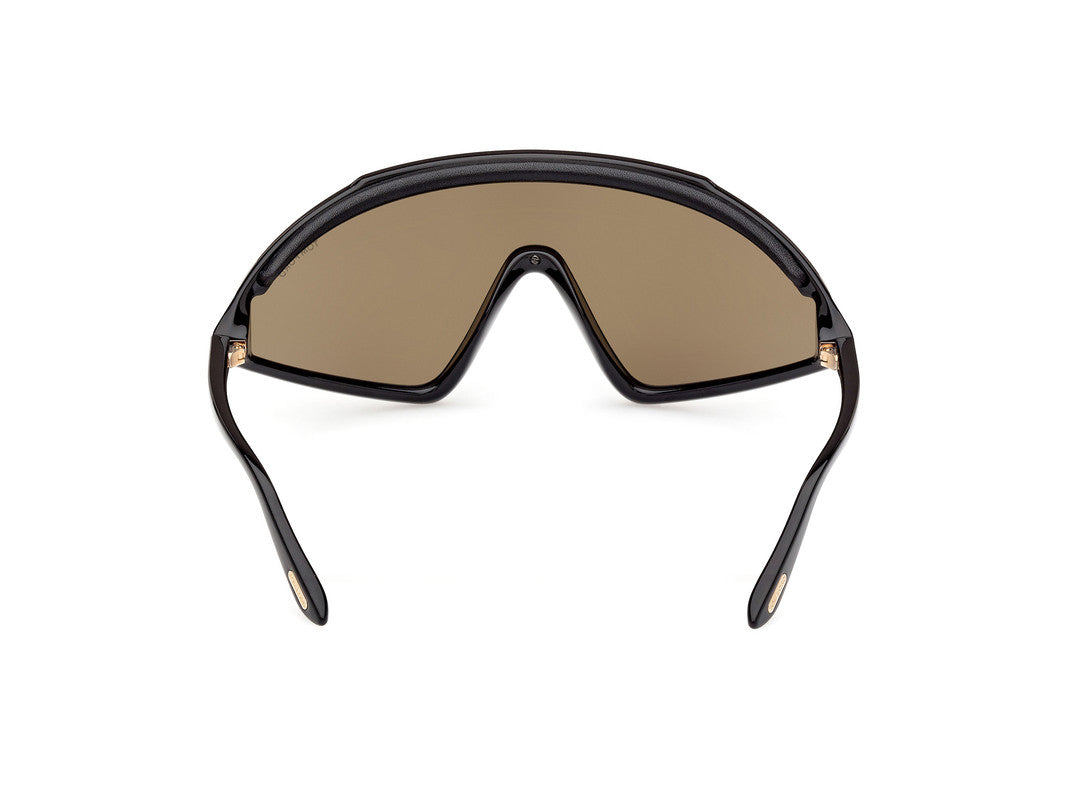 Shiny Black Male Sunglasses Tom Ford 889214476579