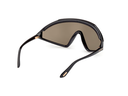 Shiny Black Male Sunglasses Tom Ford 889214476579