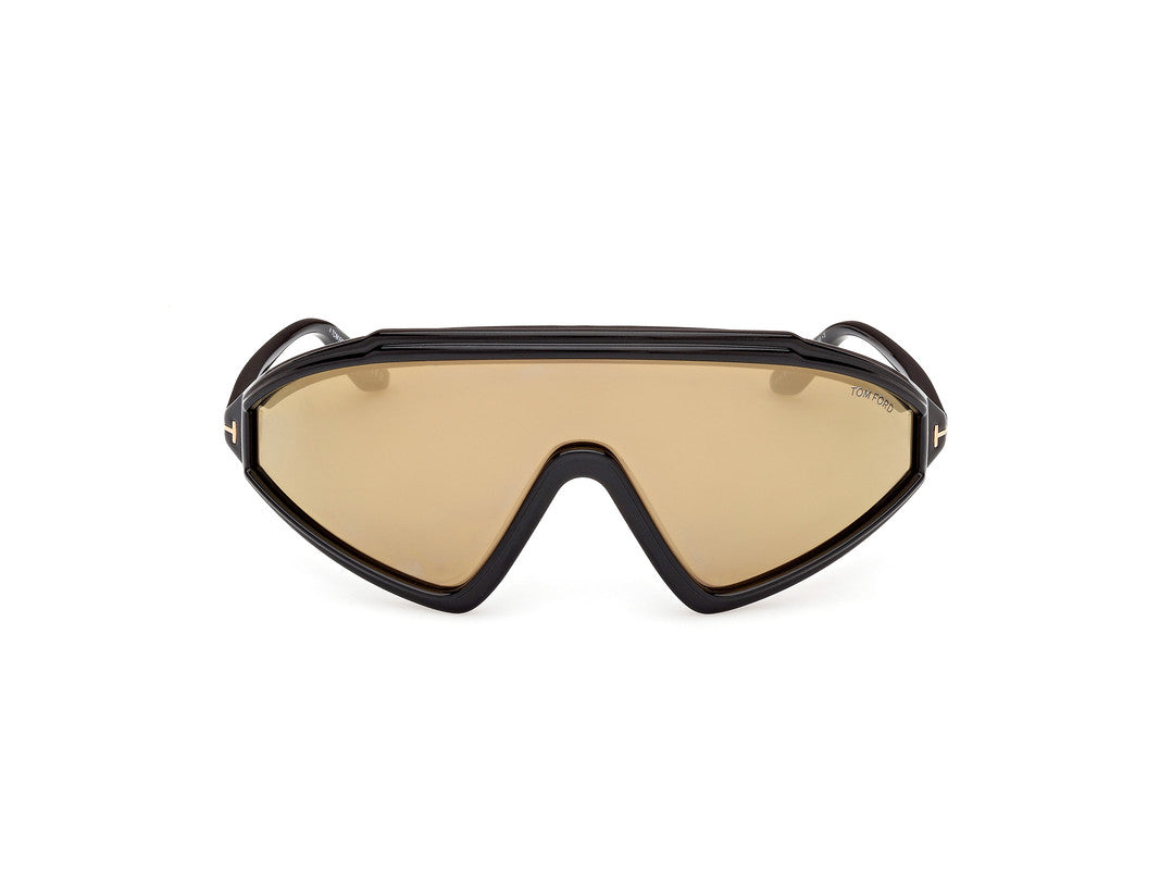 Shiny Black Male Sunglasses Tom Ford 889214476579