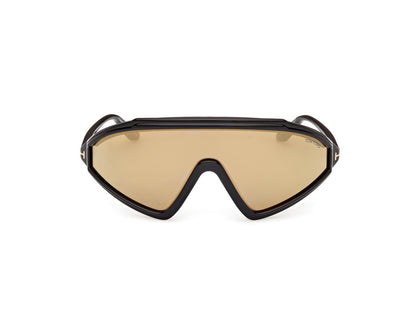 Shiny Black Male Sunglasses Tom Ford 889214476579