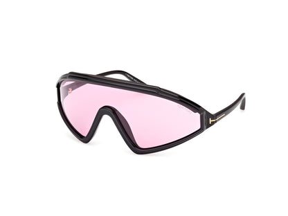 Shiny Black Male Sunglasses Tom Ford 889214476586