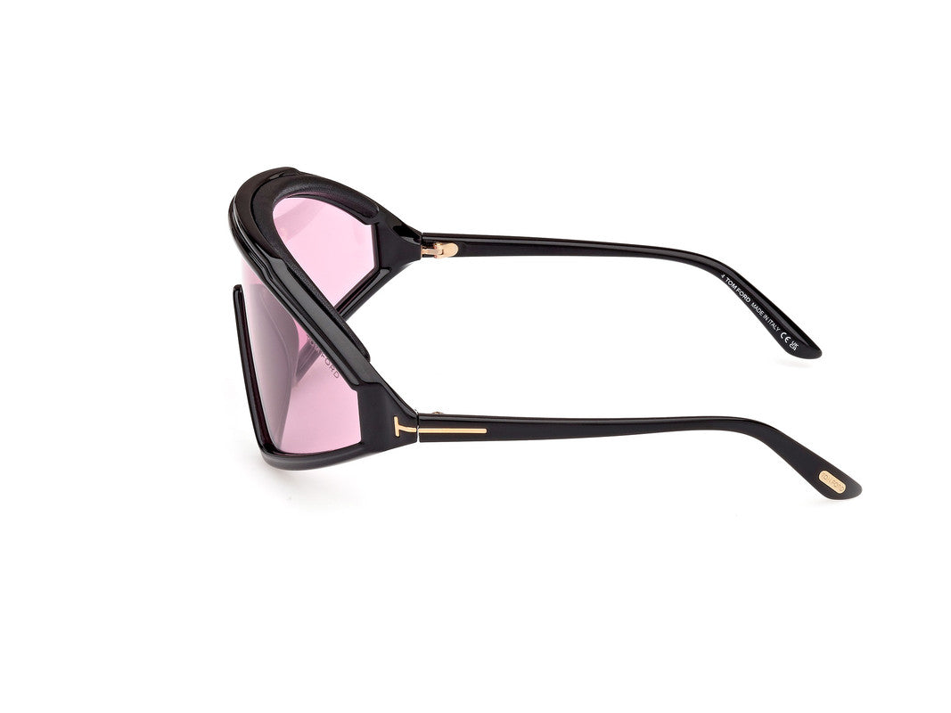 Shiny Black Male Sunglasses Tom Ford 889214476586