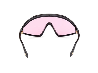Shiny Black Male Sunglasses Tom Ford 889214476586