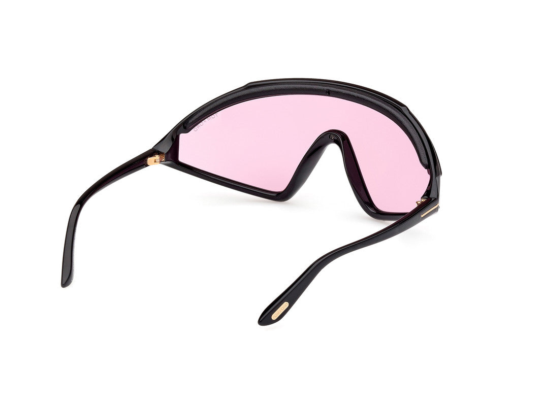 Shiny Black Male Sunglasses Tom Ford 889214476586