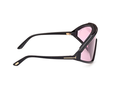 Shiny Black Male Sunglasses Tom Ford 889214476586