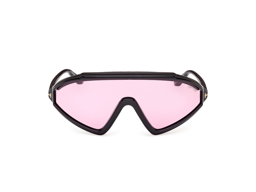 Shiny Black Male Sunglasses Tom Ford 889214476586