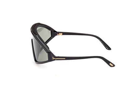 Shiny Black Male Sunglasses Tom Ford 889214488206
