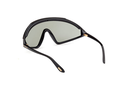 Shiny Black Male Sunglasses Tom Ford 889214488206