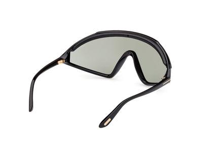 Shiny Black Male Sunglasses Tom Ford 889214488206