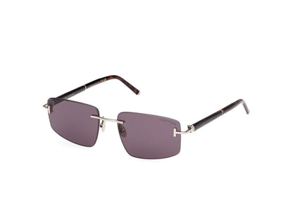 Shiny Palladium Male Sunglasses Tom Ford Private Collection 889214496836