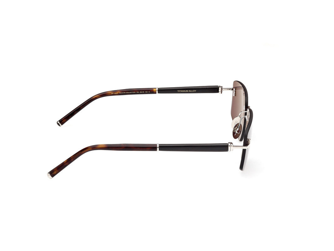 Shiny Palladium Male Sunglasses Tom Ford Private Collection 889214496836