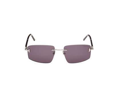 Shiny Palladium Male Sunglasses Tom Ford Private Collection 889214496836