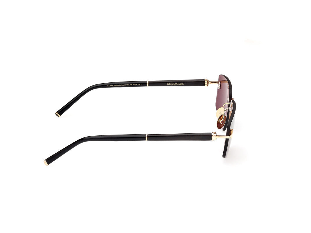 Shiny Deep Gold Male Sunglasses Tom Ford Private Collection 889214496843