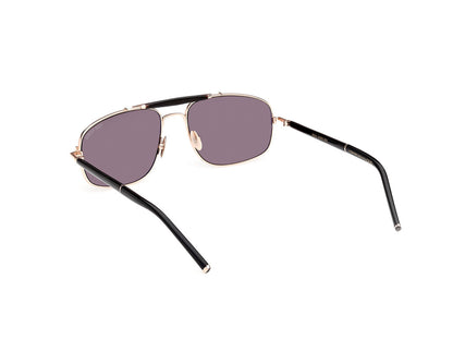 Shiny Rose Gold Male Sunglasses Tom Ford Private Collection 889214496867