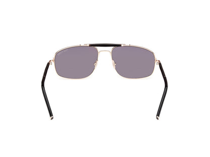 Shiny Rose Gold Male Sunglasses Tom Ford Private Collection 889214496867