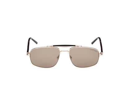 Shiny Rose Gold Male Sunglasses Tom Ford Private Collection 889214496867
