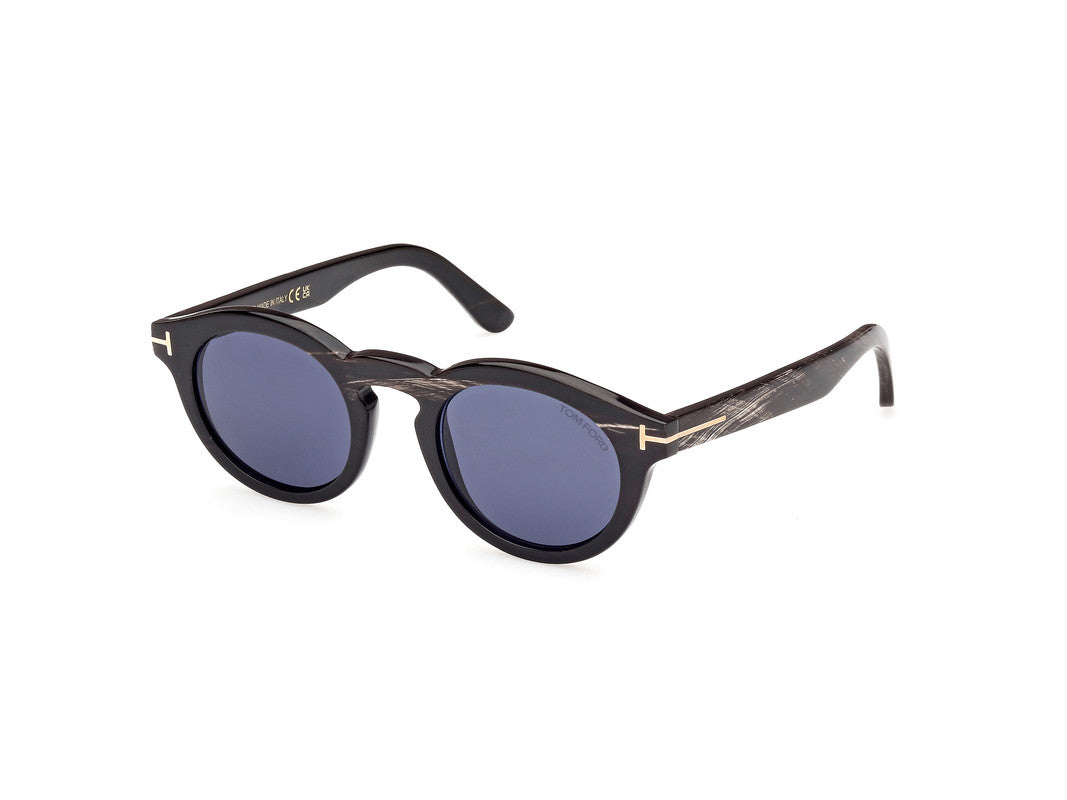Black Horn Male Sunglasses Tom Ford Private Collection 889214488329