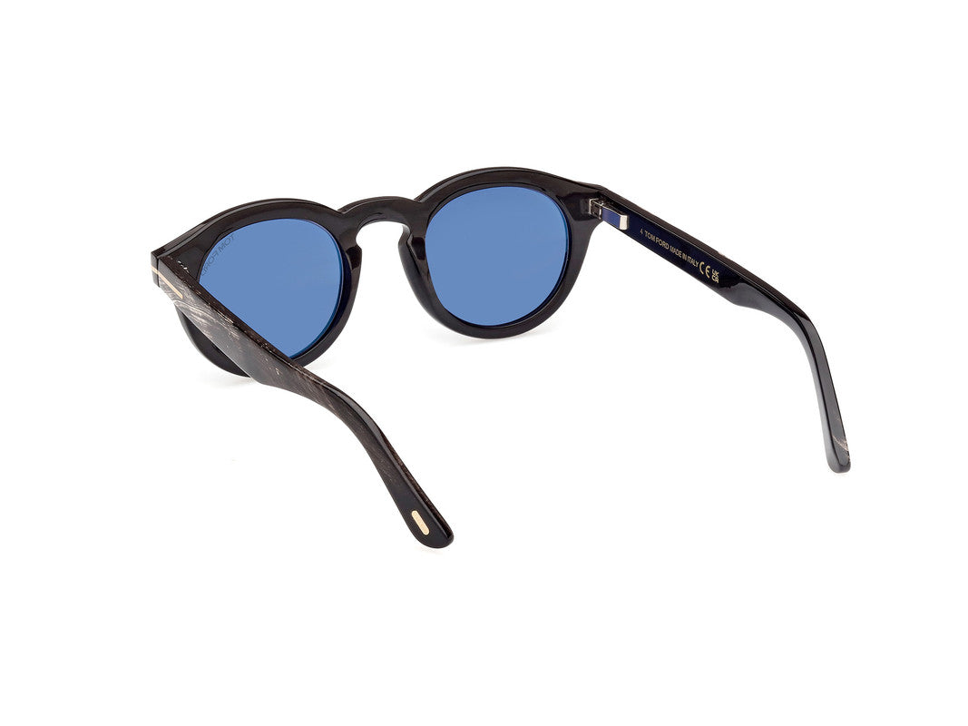 Black Horn Male Sunglasses Tom Ford Private Collection 889214488329