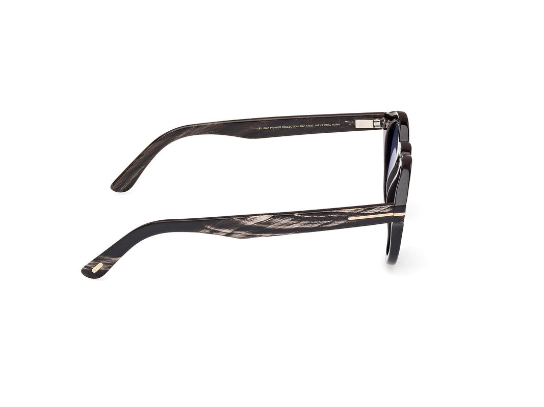 Black Horn Male Sunglasses Tom Ford Private Collection 889214488329