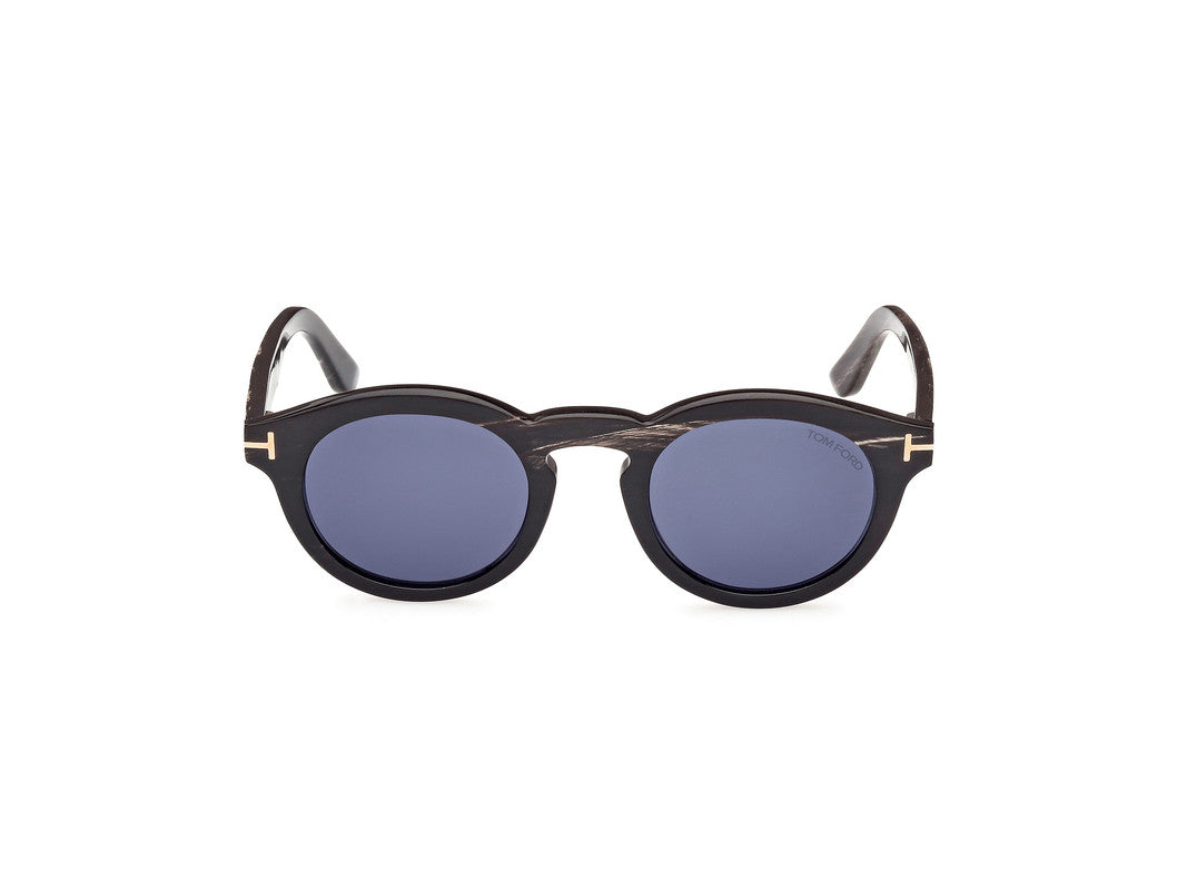 Black Horn Male Sunglasses Tom Ford Private Collection 889214488329