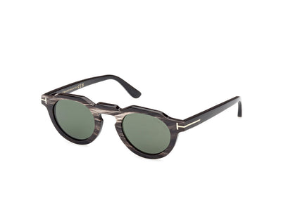 Black/Horn Male Sunglasses Tom Ford Private Collection 889214488343
